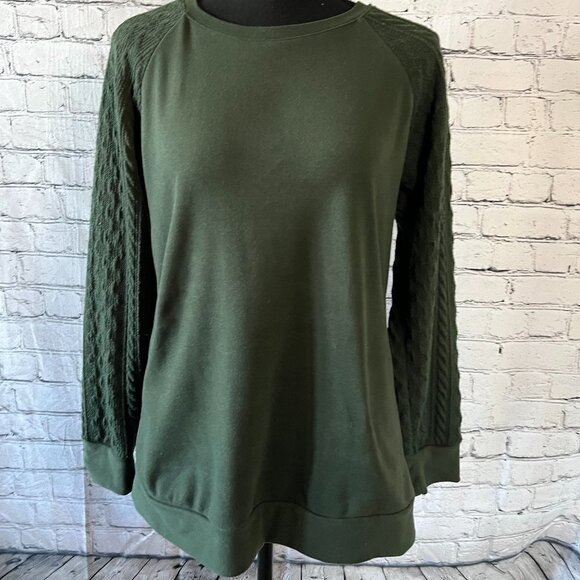 WOMENS LONG Knit Sleeve SWEATER Super Soft SMALL -0301 - Picture 7 of 11